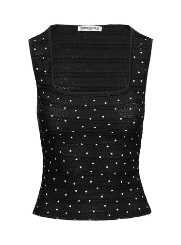 Moonie Ruched Top Black / White