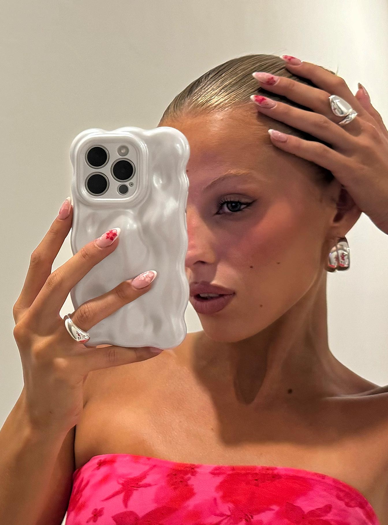 Maceline iPhone Case White, iPhone 14 PRO MAX / White Maceline iPhone Case White, iPhone 14 PRO MAX / White