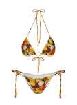 Glora Tie Side Bikini Bottoms Fruit Multi