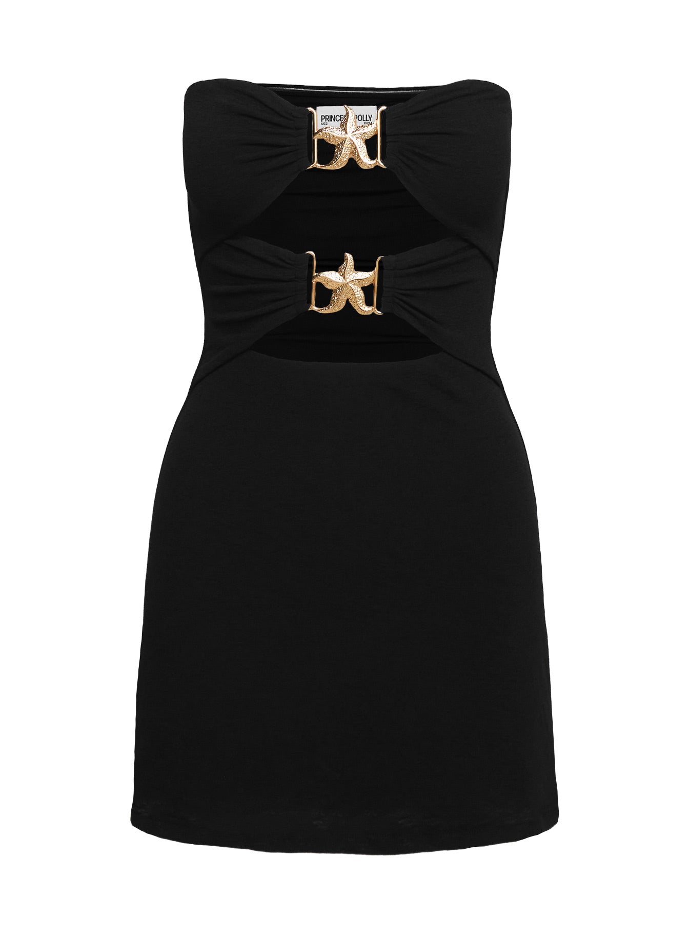 Nika Strapless Mini Dress Black | Princess Polly Nika Strapless Mini Dress Black | Princess Polly