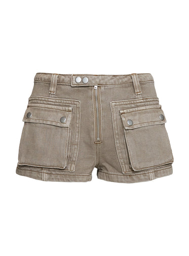 Outerbank Cargo Short Light Brown Wash