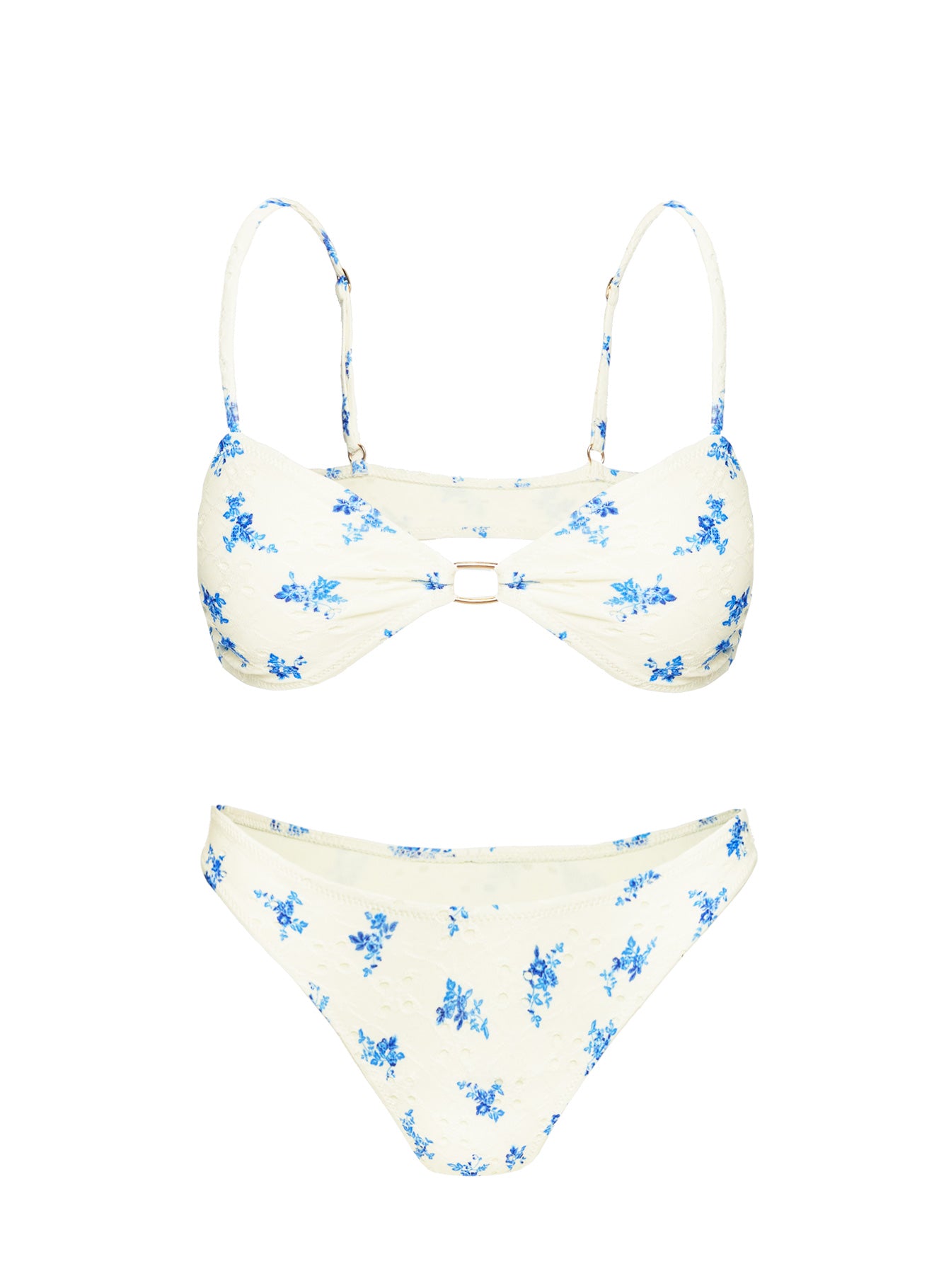 Paradisco Bikini Bottoms Yellow / Blue