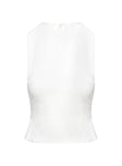 product Princess Polly Penelopie Backless Top White Sleeveless High Neck 