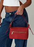 Sopha Dopha X Peta & Jain Lunda Shoulder Bag Red