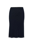 product Princess Polly Quincey Bias Cut Midi Skirt Navy Midi Skirts 