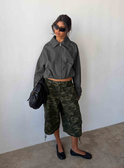 Hudsen Longline Cargo Shorts Camo Tall