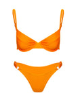 Shine Bikini Top Orange