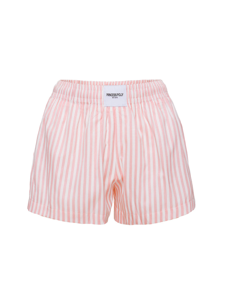 Sincar Boxer Shorts Pink / White Stripe
