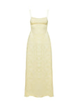 South Of France Maxi Dress Yellow