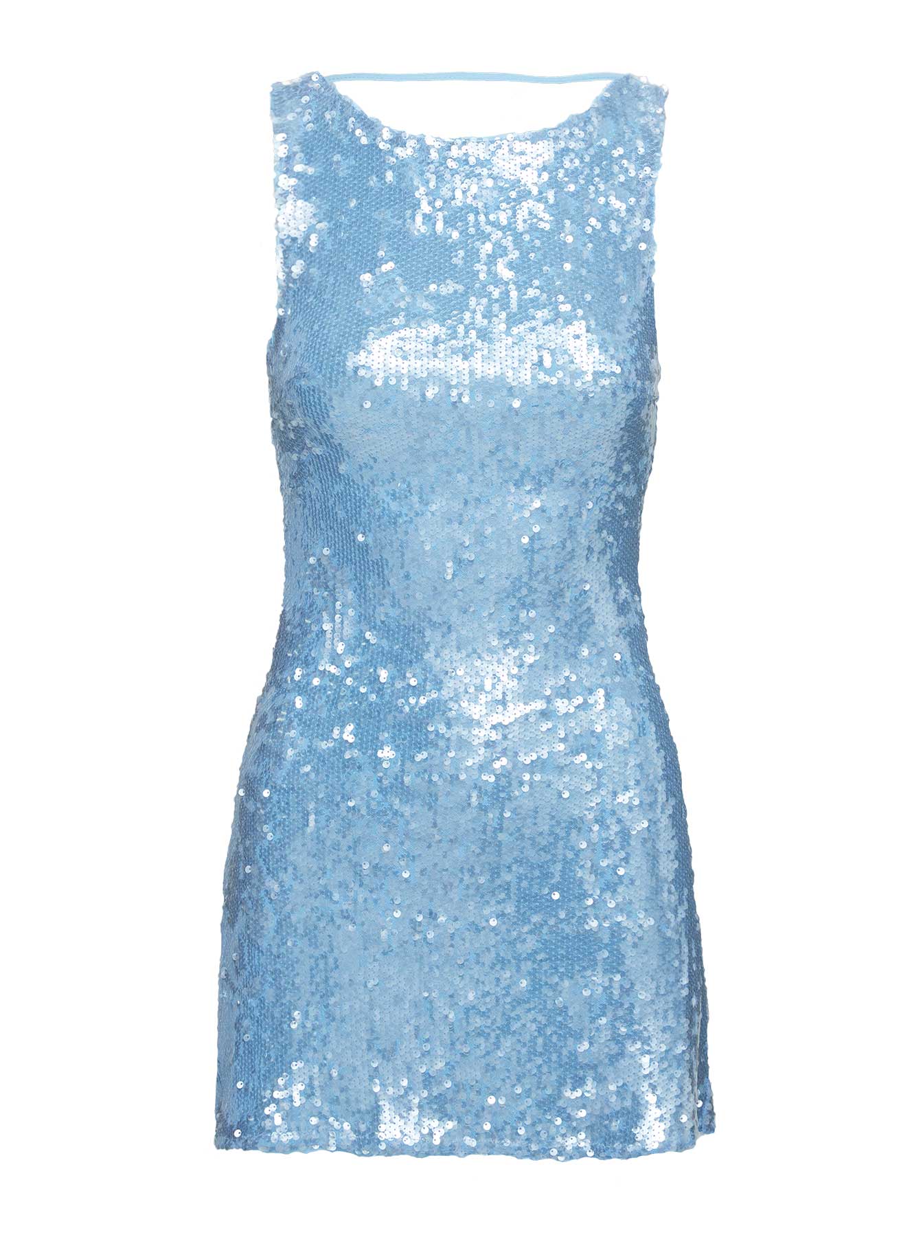 Stargirl Sequin Mini Dress Baby Blue | Princess Polly Stargirl Sequin Mini Dress Baby Blue | Princess Polly