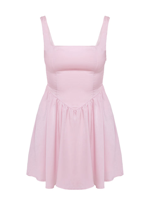 Straplie Mini Dress Pink | Princess Polly Straplie Mini Dress Pink | Princess Polly