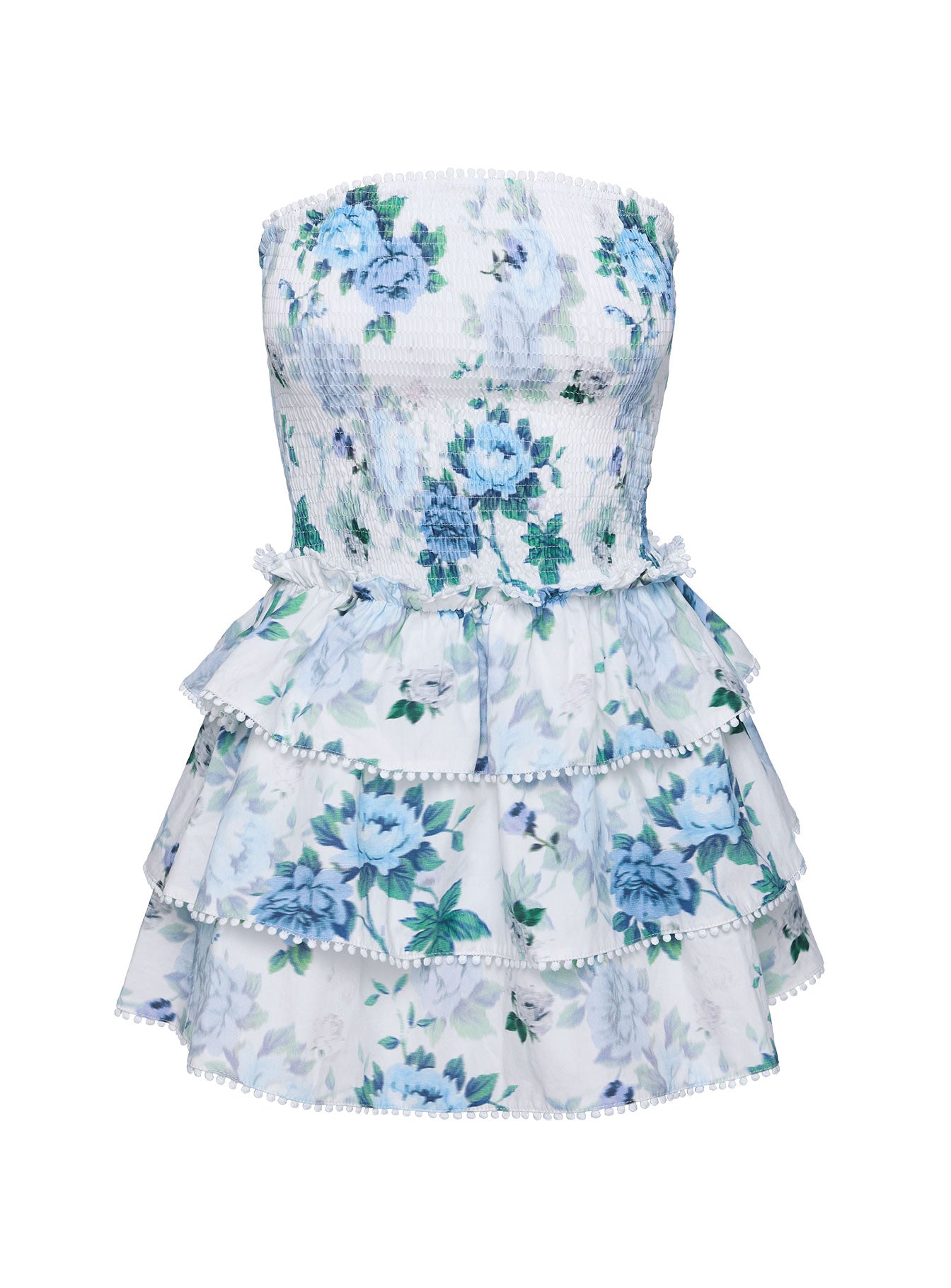Sunkiss Frill Mini Strapless Dress White | Blue | White | Blue | Womens | Princess Polly Sunkiss Frill Mini Strapless Dress White | Blue | White | Blue | Womens | Princess Polly
