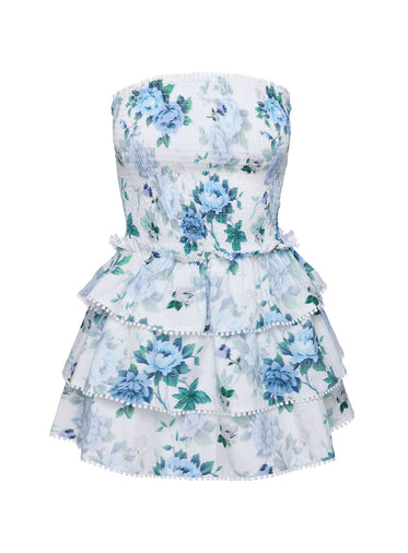 Blue and White Dresses Blue and White Dresses