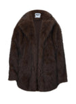 Super Trouper Faux Fur Jacket Brown