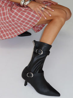 Therapy Kimme Sock Boots Black