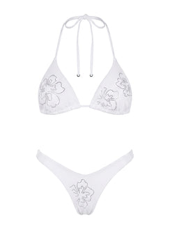 Tropic Mirage Bikini Bottoms White