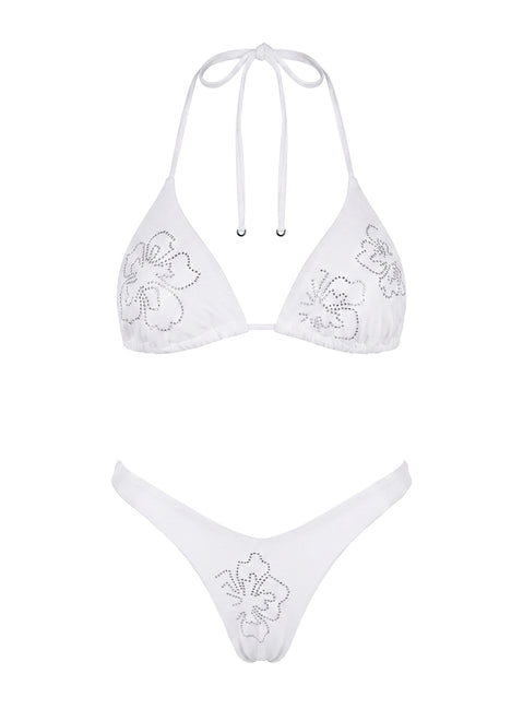 Tropic Mirage Bikini Bottoms White