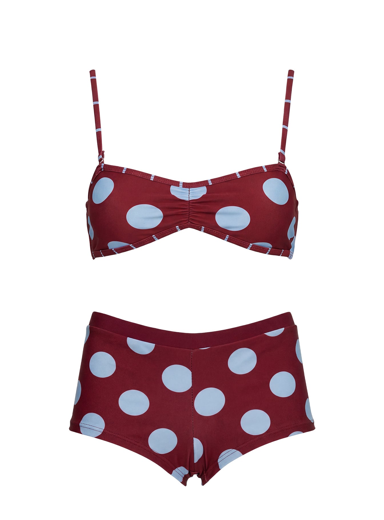 Lemmi Swim Short Blue Polka Dot | Princess Polly