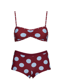 Lemmi Swim Short Blue Polka Dot