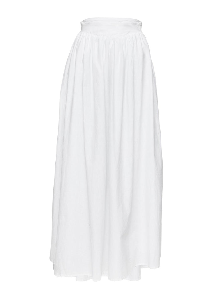 White cotton maxi skirt uk Clearance