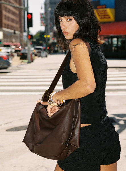 Factory Brown shoulder bag