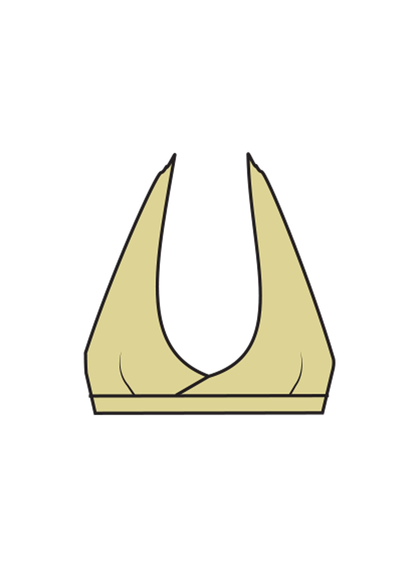 Lock In Active Halter Crop Top Lemongrass