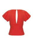 Wilhelmina Blouse Top Red