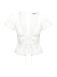 Wilhelmina Blouse Top White