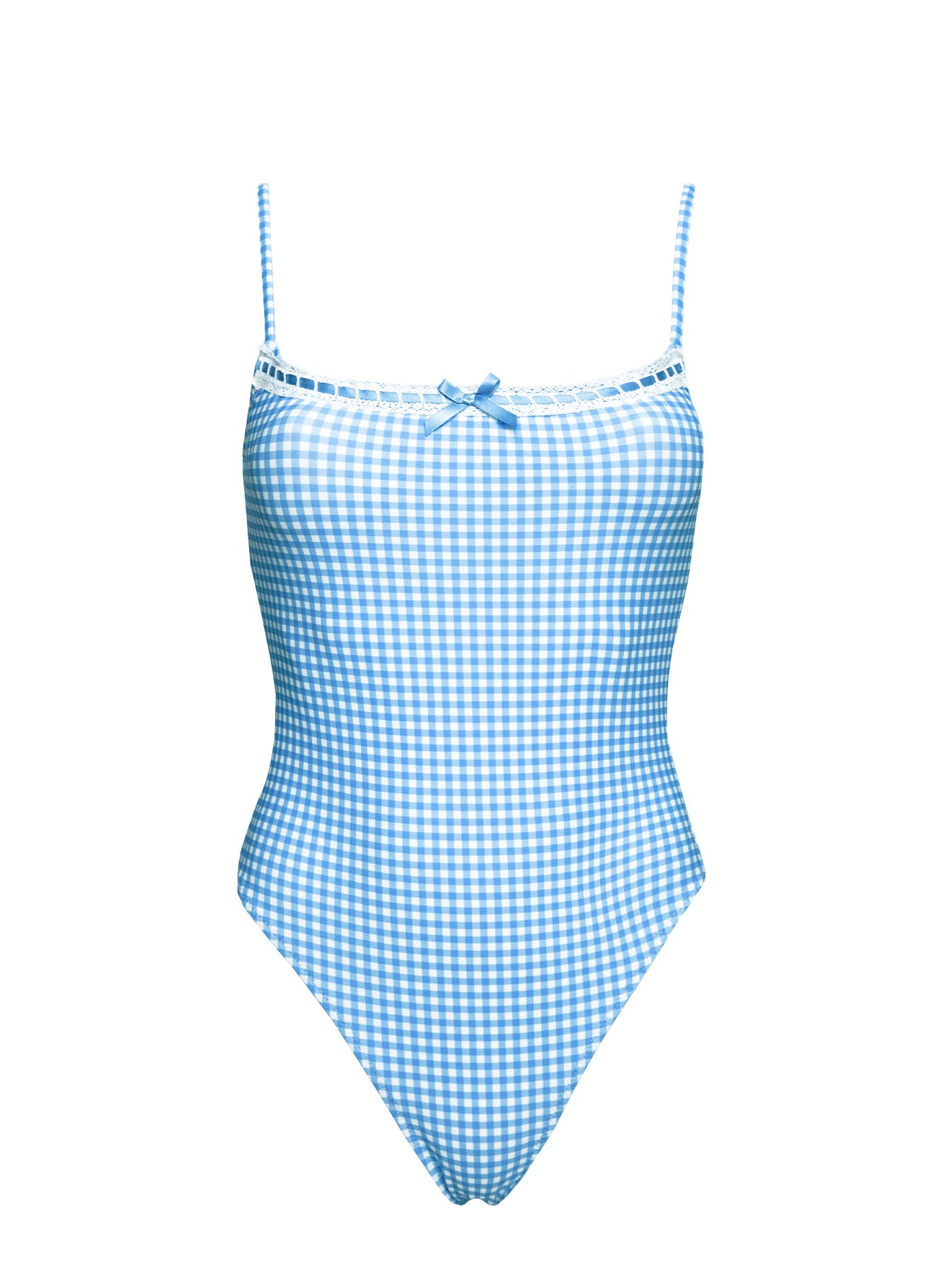 blue gingham dress princess polly Daydreaming Gingham Set Blue / White