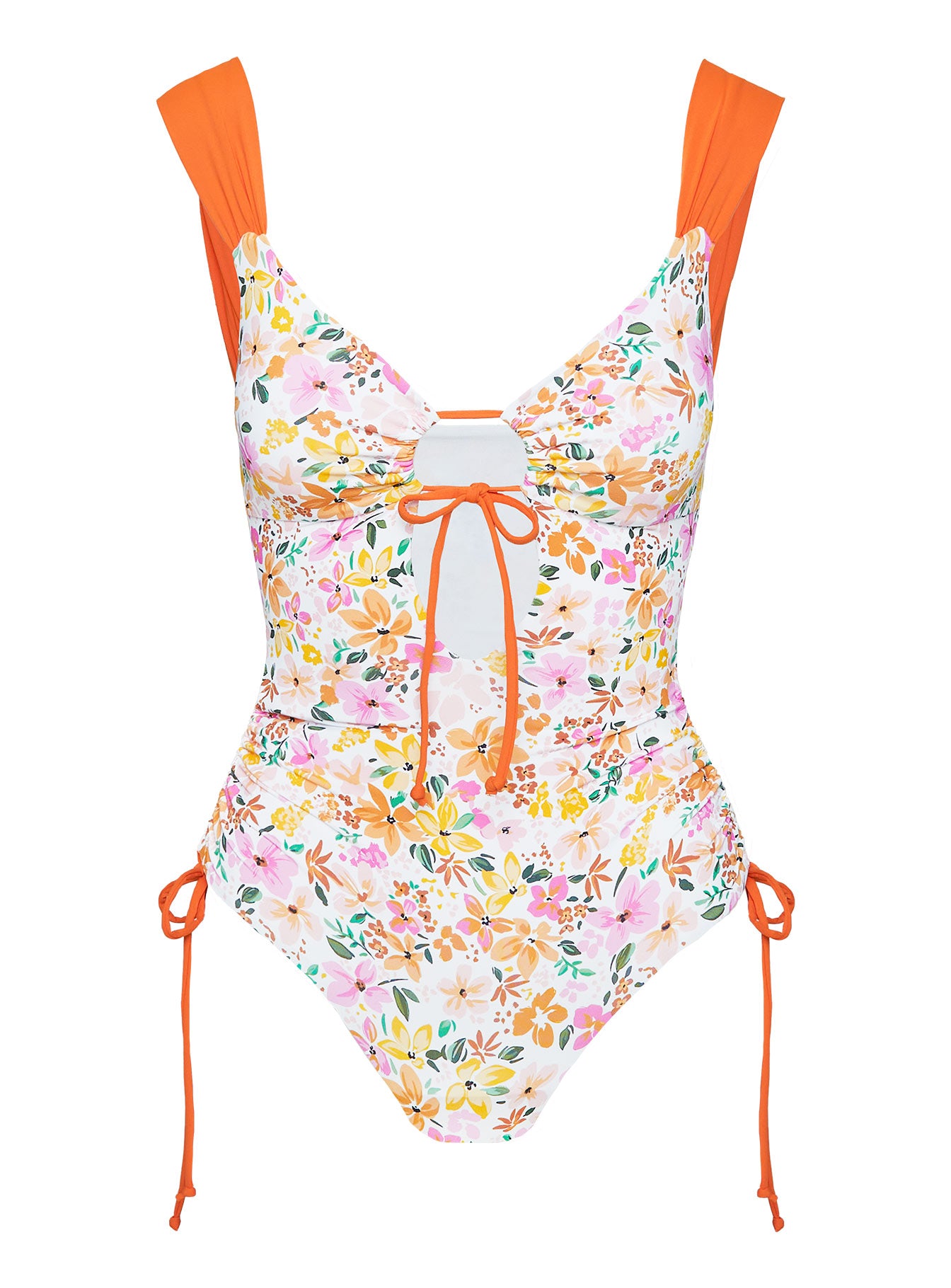 Sun Is Showing One Piece Multi Floral