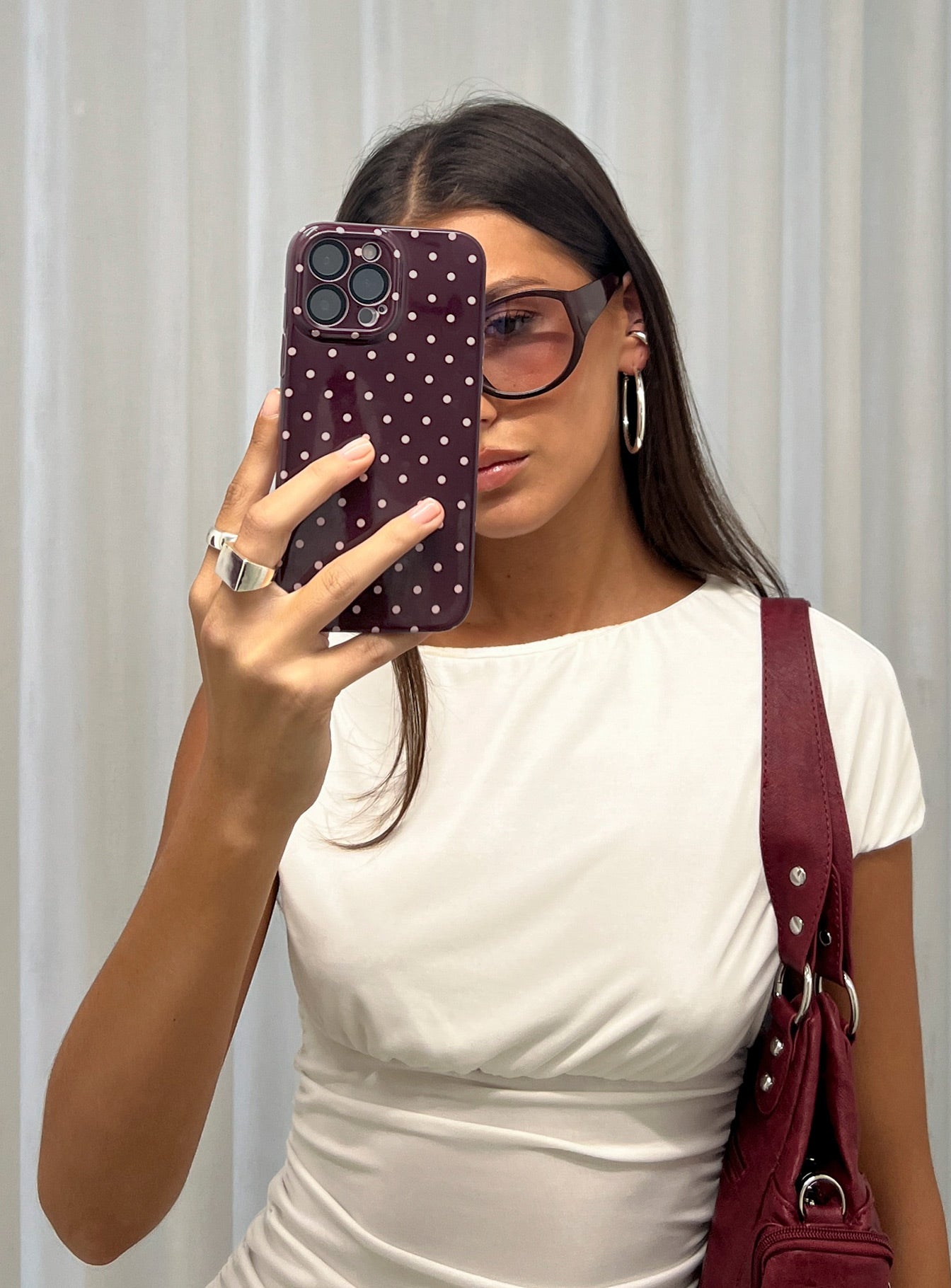 What You Wanted iphone Case Brown Polka Dot What You Wanted iphone Case Brown Polka Dot