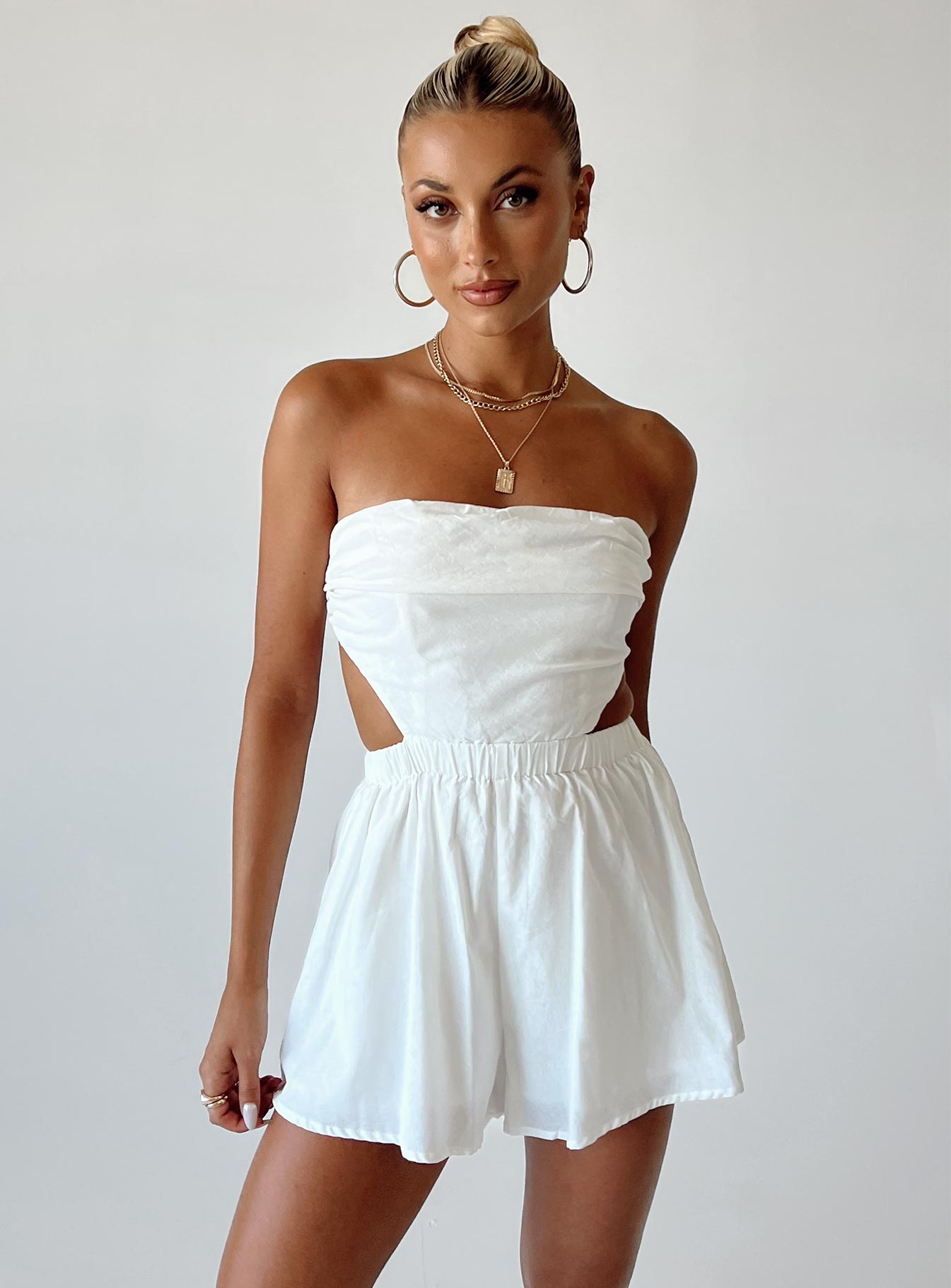 White playsuit princess store polly