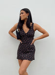 product Princess Polly Scoop Neck  Harlen Mini Dress Black Floral