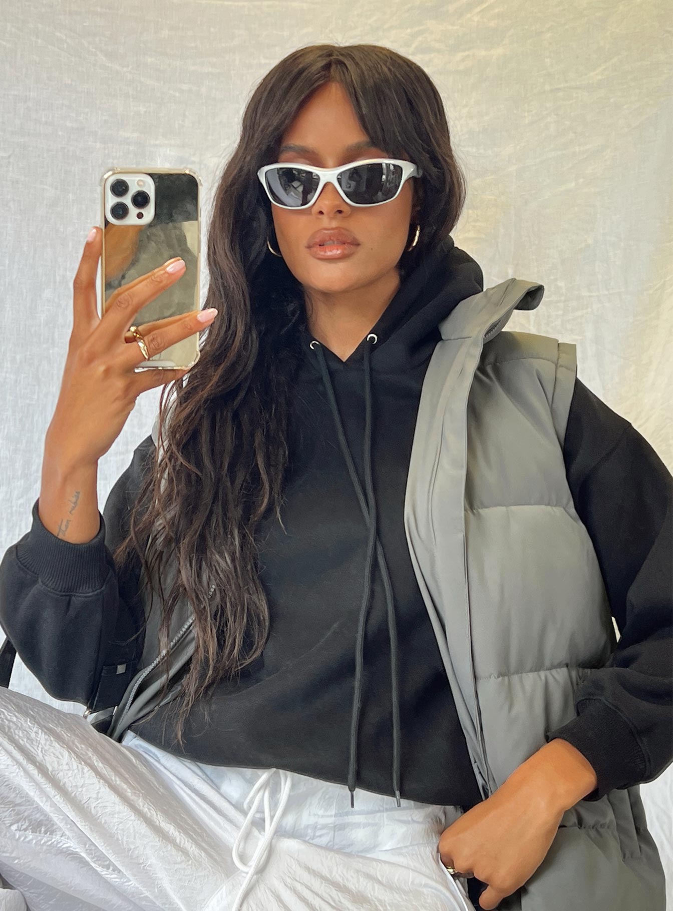 Reign Hoodie Black Princess Polly  regular 