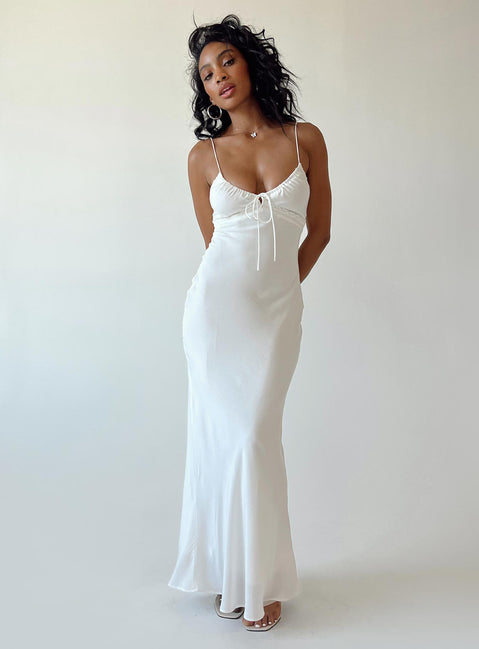 Emily Maxi Dress White | Princess Polly Emily Maxi Dress White | Princess Polly