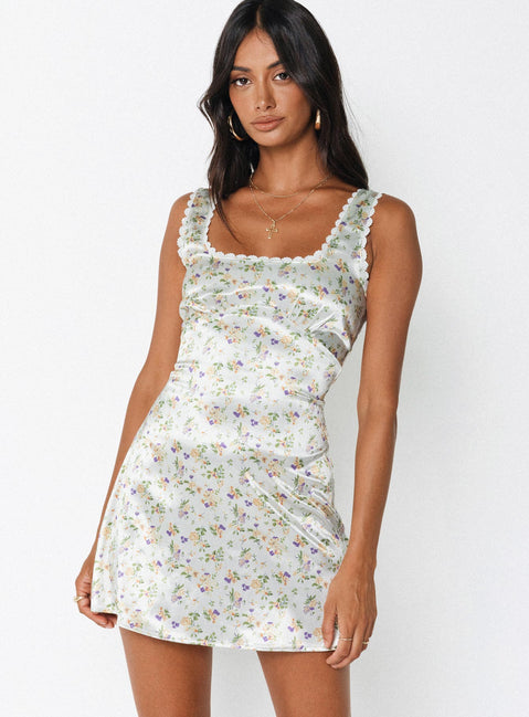 berlin satin mini dress Princess Polly