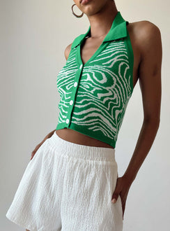 product Princess Polly Sleeveless Scoop Neck  Aydin Top Green