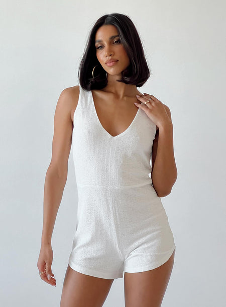 White Rompers