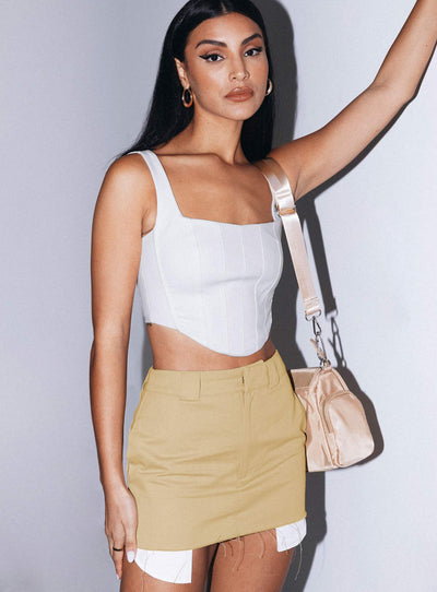 Sonny Cropped Sweater Cream
