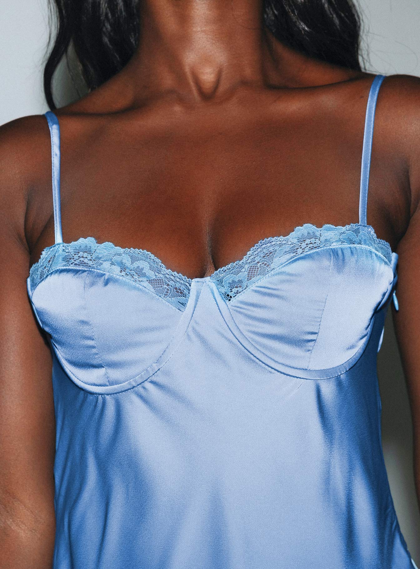 product Princess Polly Square Neck  Moniz Mini Dress Blue