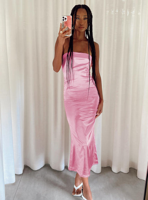 shaya strapless mini dress pink Shaila Strapless Mini Dress Pink