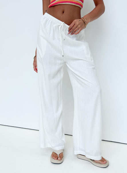 Brunie Pants White Tall