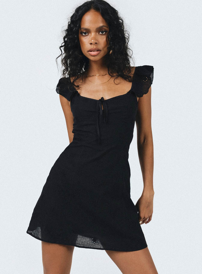 Besiana Mini Dress Black