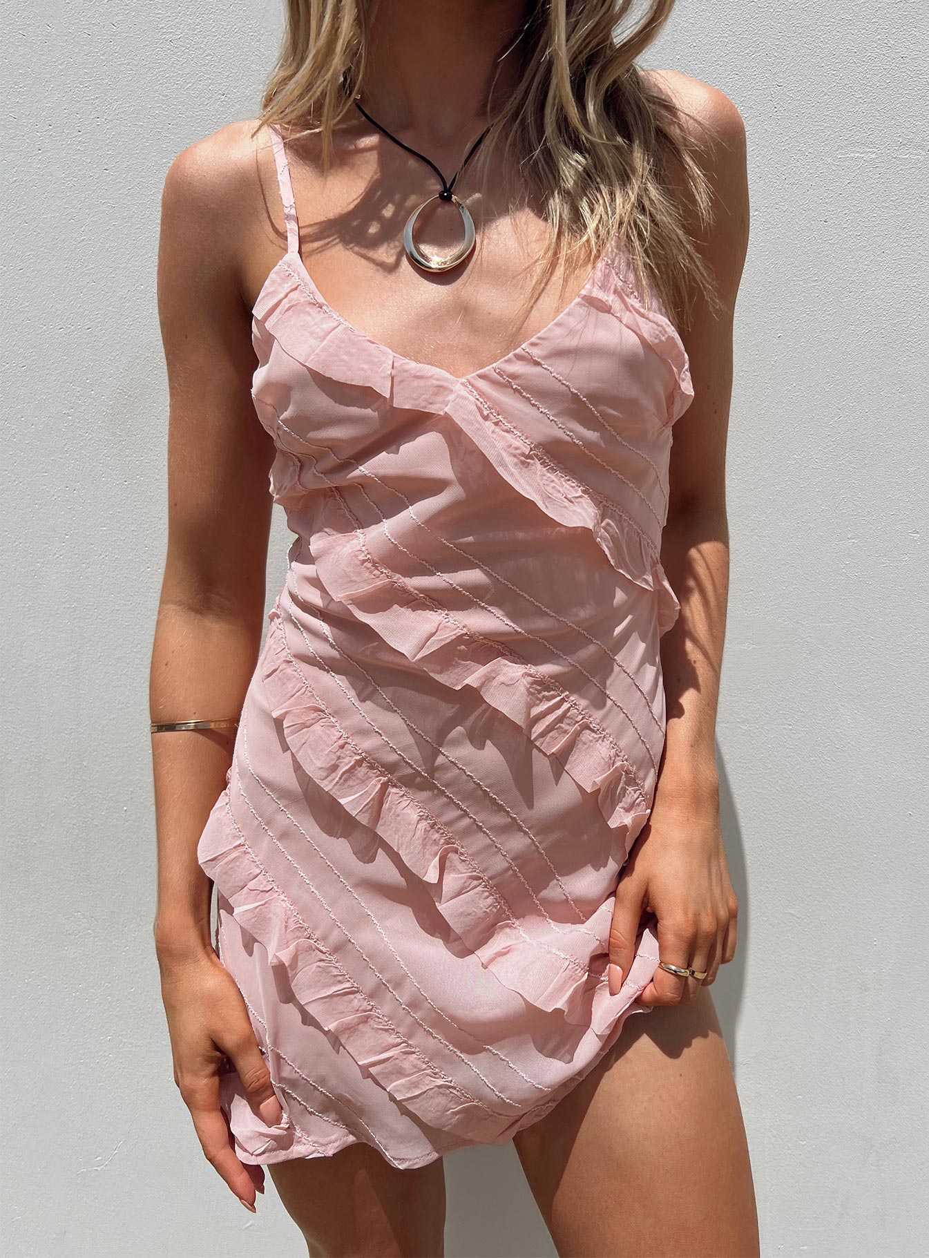 Lars mini dress pink