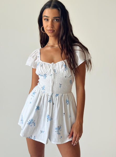 White playsuit princess store polly