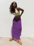 Danna Maxi Skirt Purple