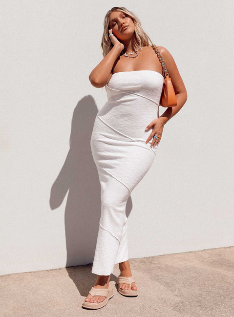 Oscar Midi Dress White | Princess Polly Oscar Midi Dress White | Princess Polly