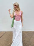 Chels Asymmetric Maxi Skirt White Princess Polly  Maxi 