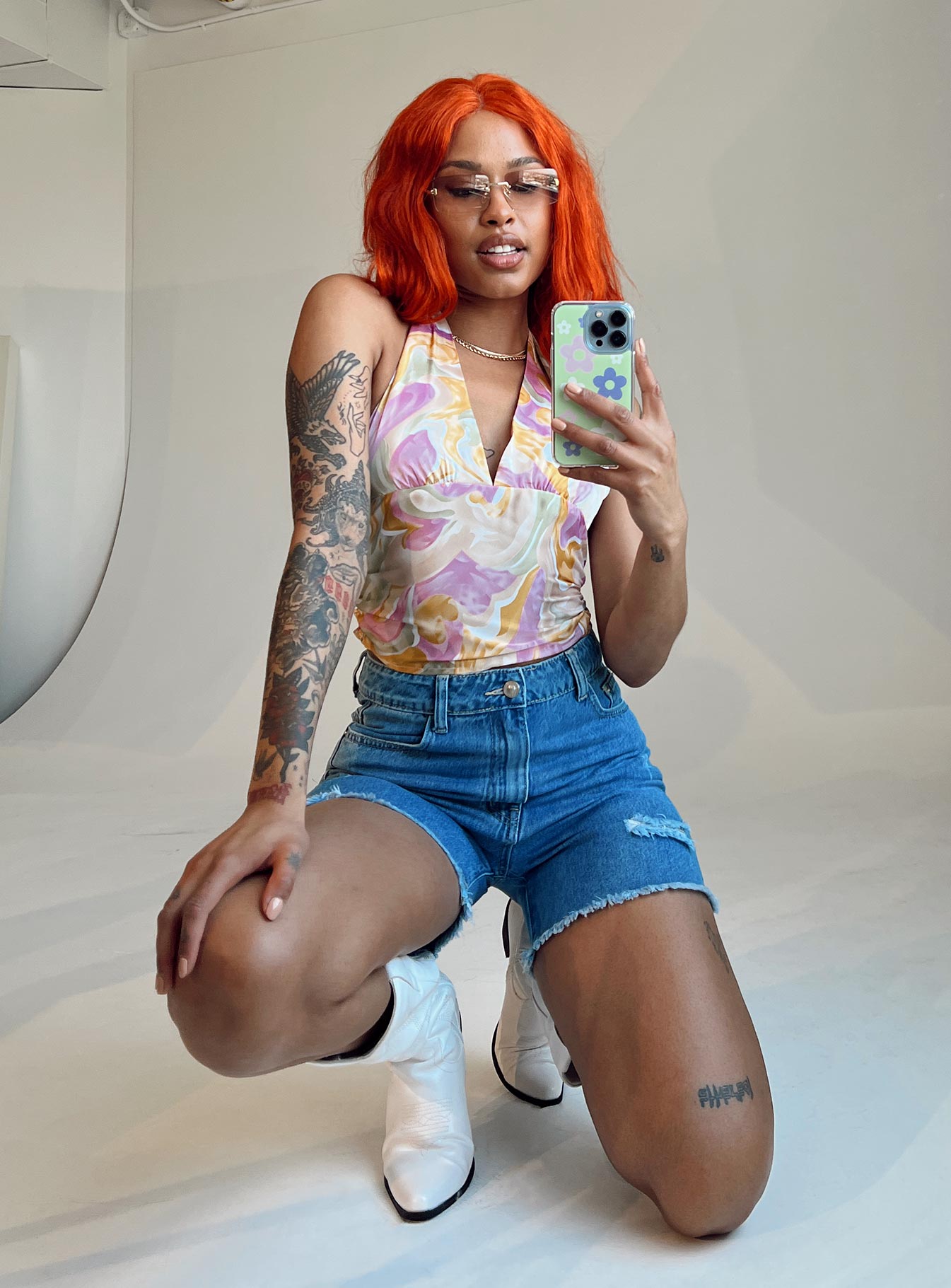 product Princess Polly Sleeveless Scoop Neck  Allington Top Multi