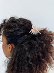Hair clip Butterfly shape  Lightweight  Soft finish 